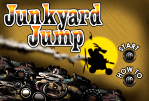 Junkyard Jump Title Screen
